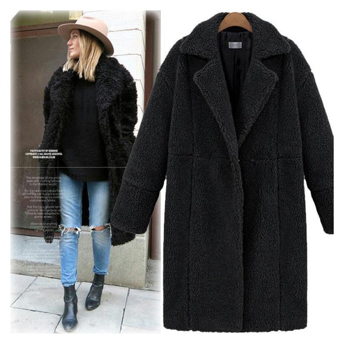 Thick Woolen Coats Blends Jackets Slim Casual Overcoat